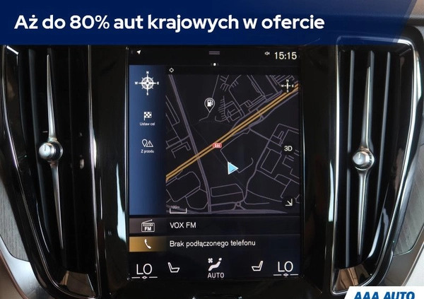 Volvo V60 cena 122000 przebieg: 72000, rok produkcji 2020 z Władysławowo małe 326